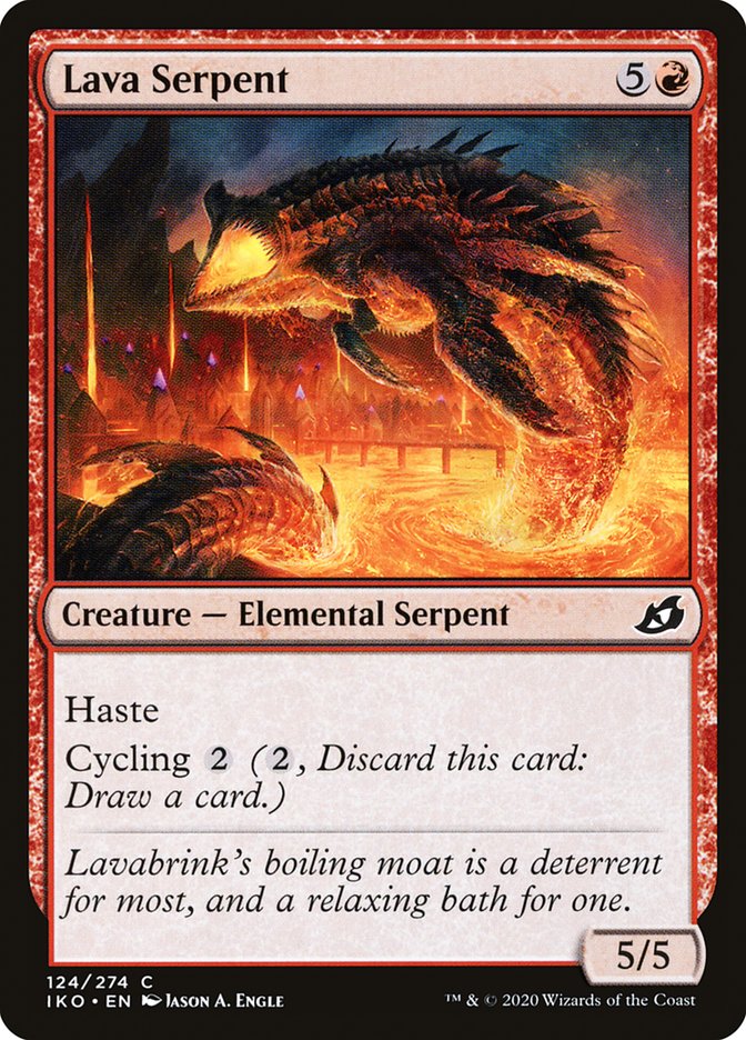 Lava Serpent [Ikoria: Lair of Behemoths] | Arkham Games and Comics