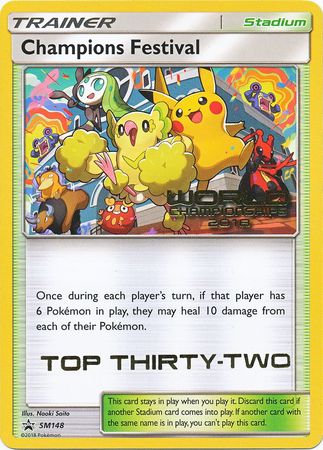 Champions Festival (SM148) (2018 Top Thirty Two) [Sun & Moon: Black Star Promos] | Arkham Games and Comics