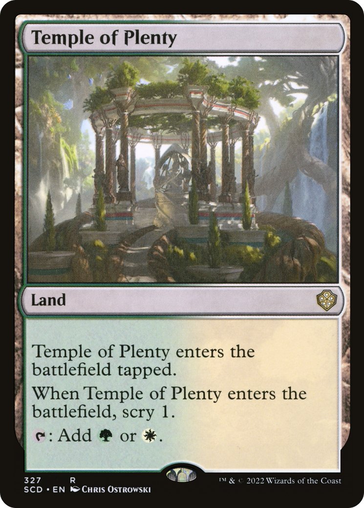 Temple of Plenty [Starter Commander Decks] | Arkham Games and Comics