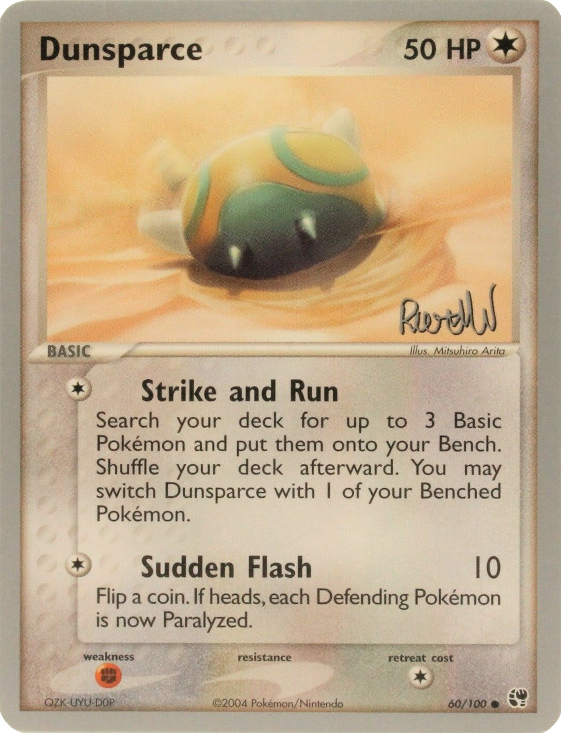 Dunsparce (60/100) (Rocky Beach - Reed Weichler) [World Championships 2004] | Arkham Games and Comics