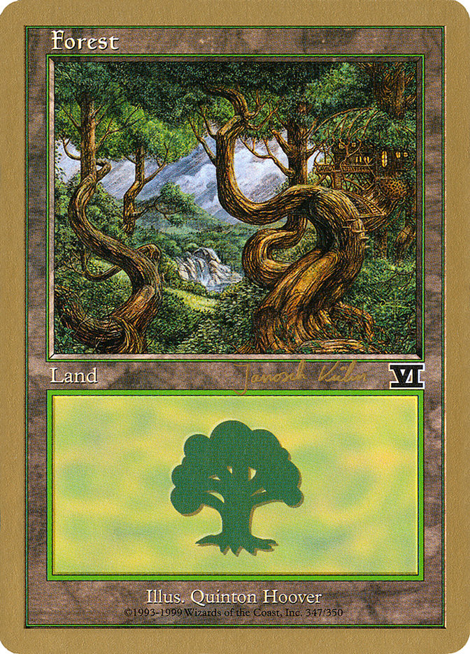 Forest (jk347) (Janosch Kuhn) [World Championship Decks 2000] | Arkham Games and Comics