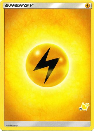 Lightning Energy (Pikachu Stamp #39) [Battle Academy 2020] | Arkham Games and Comics