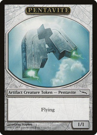 Pentavite Token (Mirrodin) [Magic Player Rewards 2004] | Arkham Games and Comics