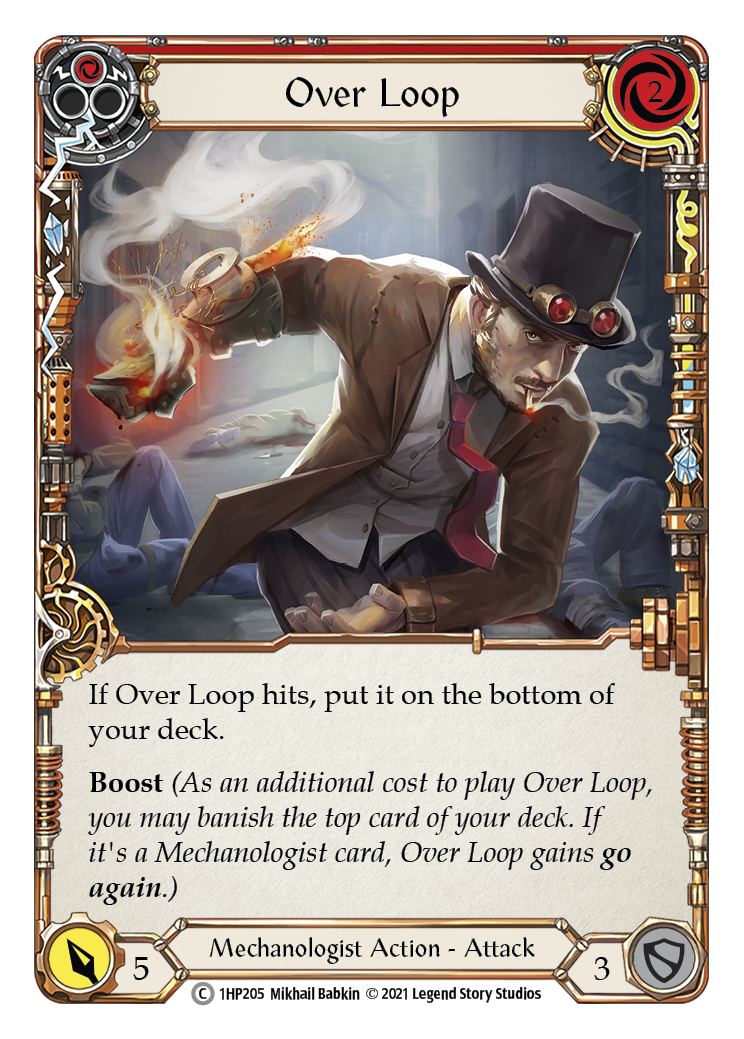 Over Loop (Red) [1HP205] (History Pack 1) | Arkham Games and Comics