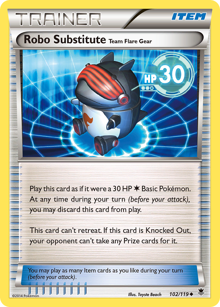 Robo Substitute Team Flare Gear (102/119) [XY: Phantom Forces] | Arkham Games and Comics