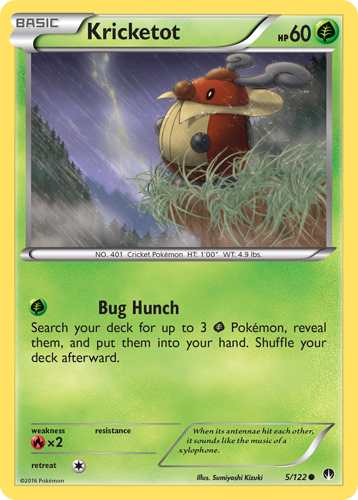 Kricketot (5/122) [XY: BREAKpoint] | Arkham Games and Comics