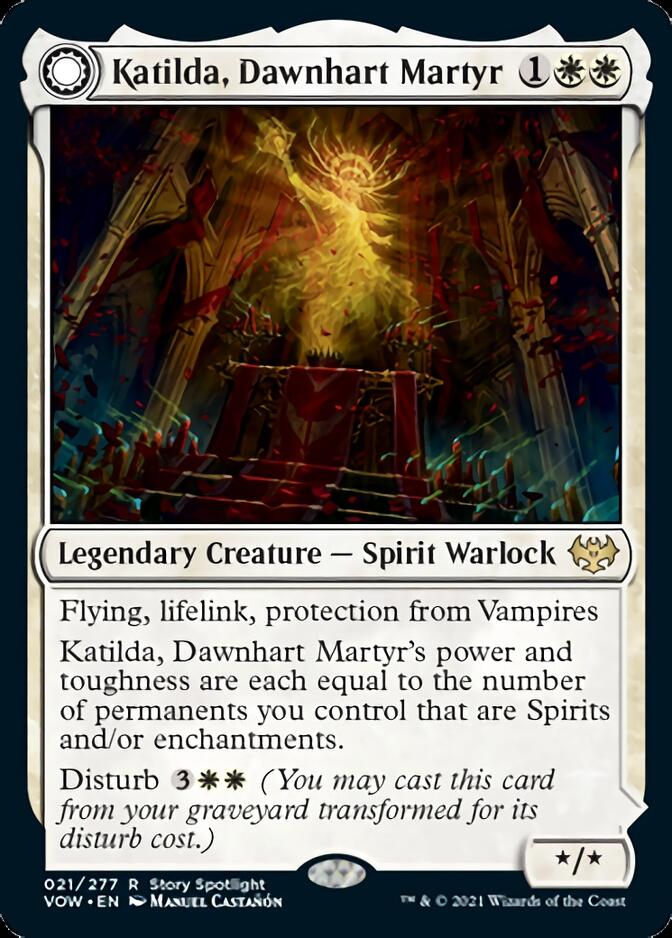 Katilda, Dawnhart Martyr // Katilda's Rising Dawn [Innistrad: Crimson Vow] | Arkham Games and Comics