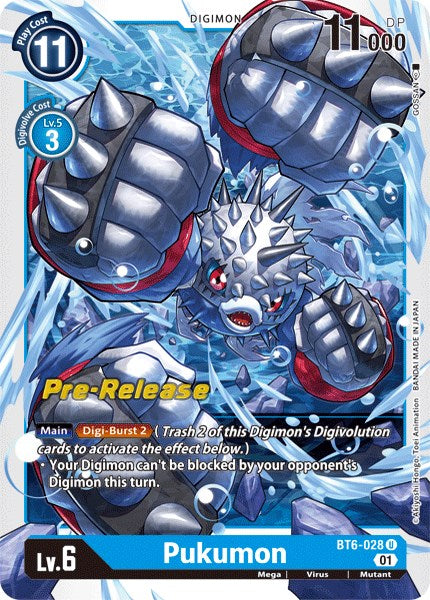 Pukumon [BT6-028] [Double Diamond Pre-Release Cards] | Arkham Games and Comics