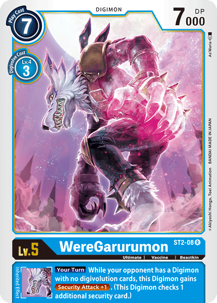 WereGarurumon [ST2-08] [Starter Deck: Cocytus Blue] | Arkham Games and Comics