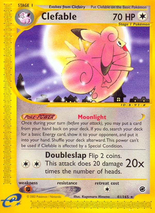 Clefable (41/165) [Expedition: Base Set] | Arkham Games and Comics