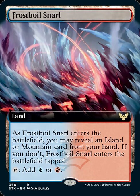 Frostboil Snarl (Extended) [Strixhaven: School of Mages] | Arkham Games and Comics