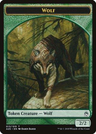 Wolf Token (013) [Masters 25 Tokens] | Arkham Games and Comics