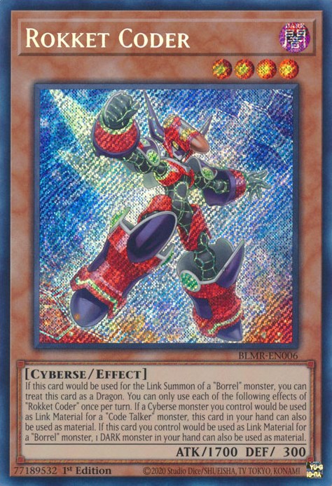 Rokket Coder [BLMR-EN006] Secret Rare | Arkham Games and Comics