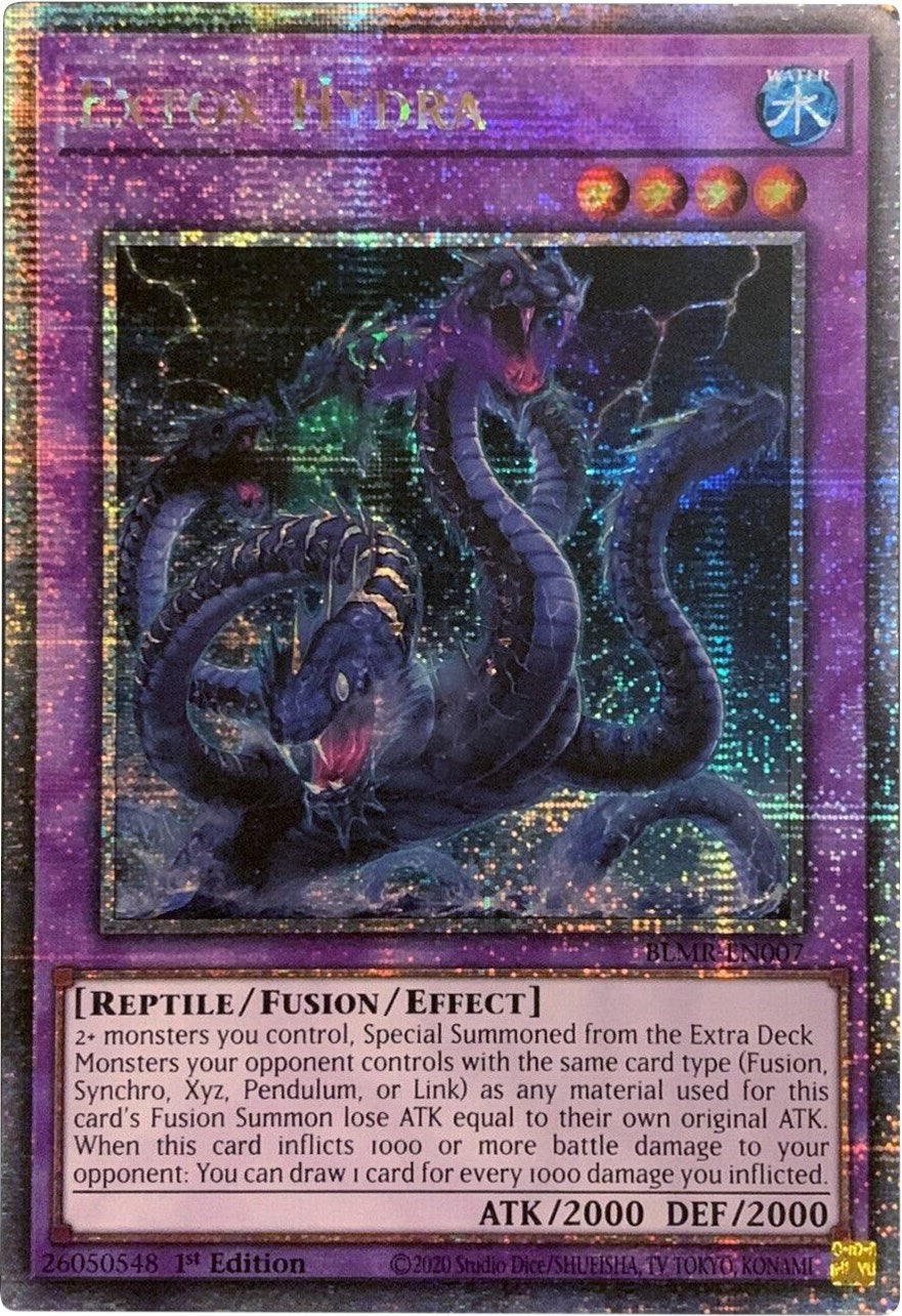 Extox Hydra [BLMR-EN007] Quarter Century Secret Rare | Arkham Games and Comics