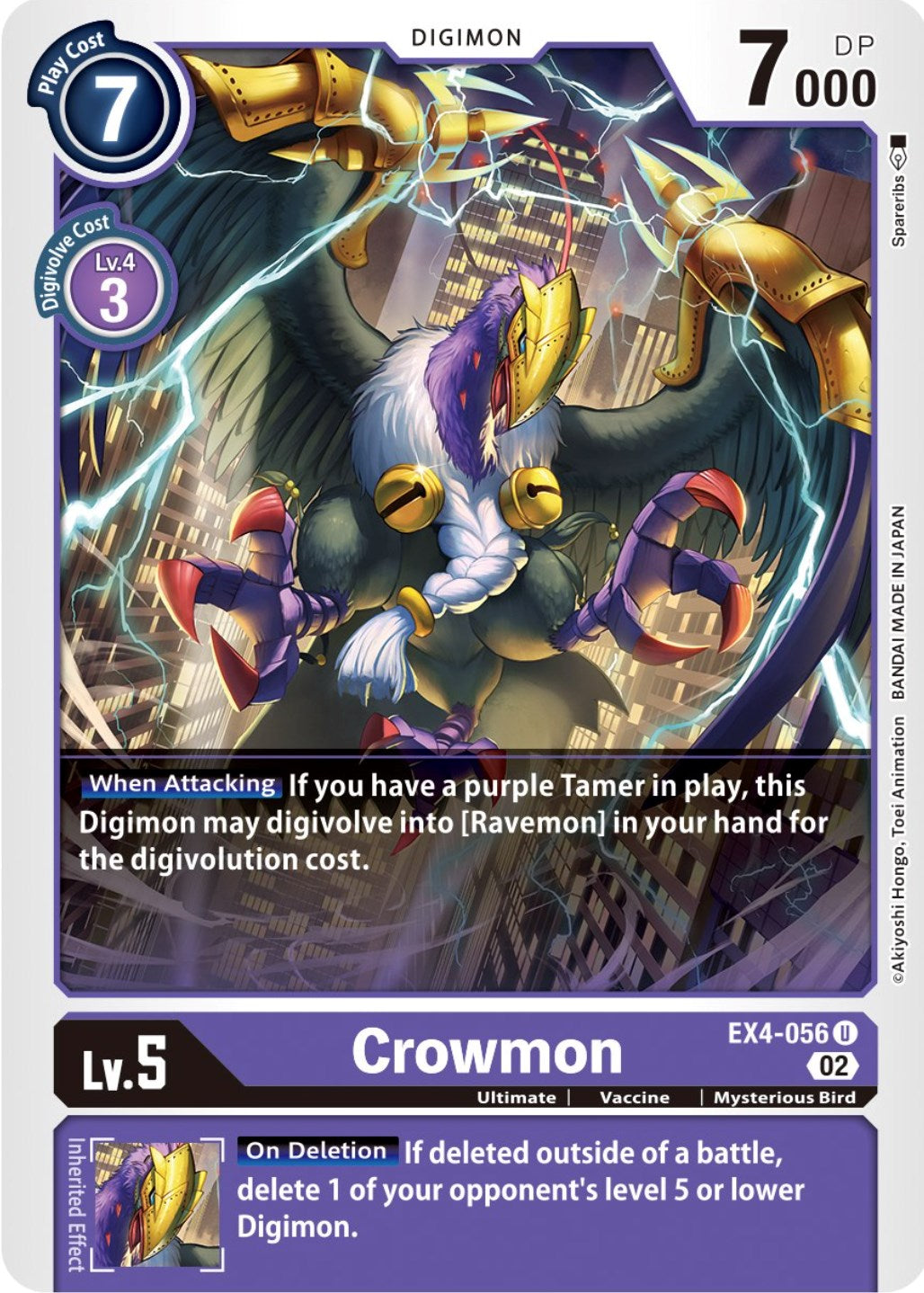 Crowmon [EX4-056] [Alternative Being Booster] | Arkham Games and Comics