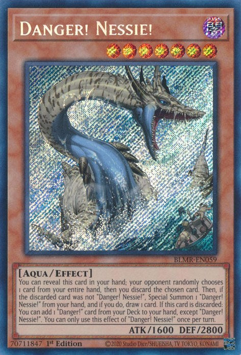 Danger! Nessie! [BLMR-EN059] Secret Rare | Arkham Games and Comics