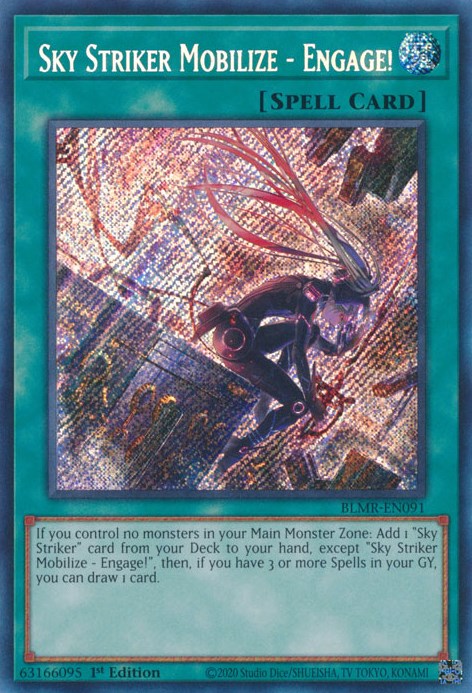 Sky Striker Mobilize - Engage! [BLMR-EN091] Secret Rare | Arkham Games and Comics