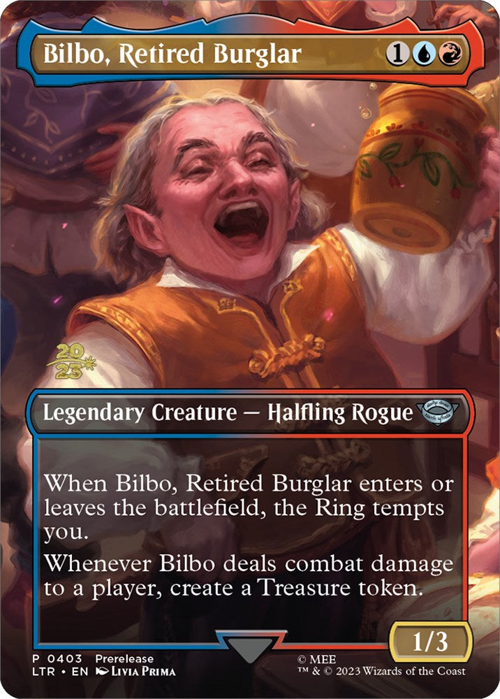 Bilbo, Retired Burglar [The Lord of the Rings: Tales of Middle-Earth Prerelease Promos] | Arkham Games and Comics