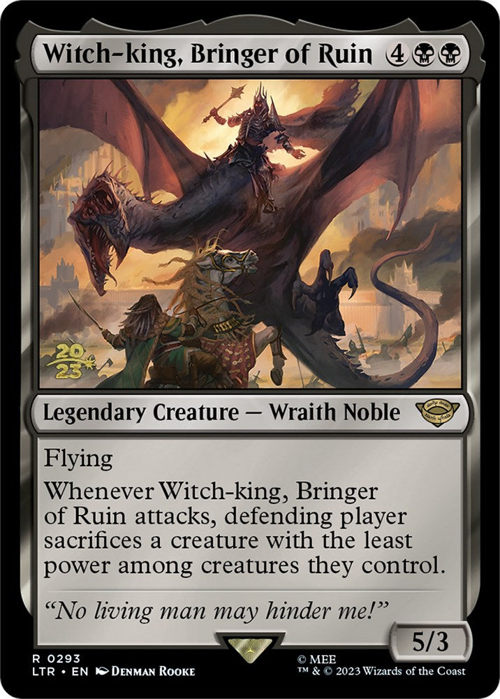 Witch-king, Bringer of Ruin [The Lord of the Rings: Tales of Middle-Earth Prerelease Promos] | Arkham Games and Comics