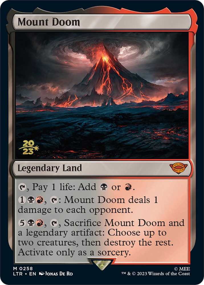 Mount Doom [The Lord of the Rings: Tales of Middle-Earth Prerelease Promos] | Arkham Games and Comics