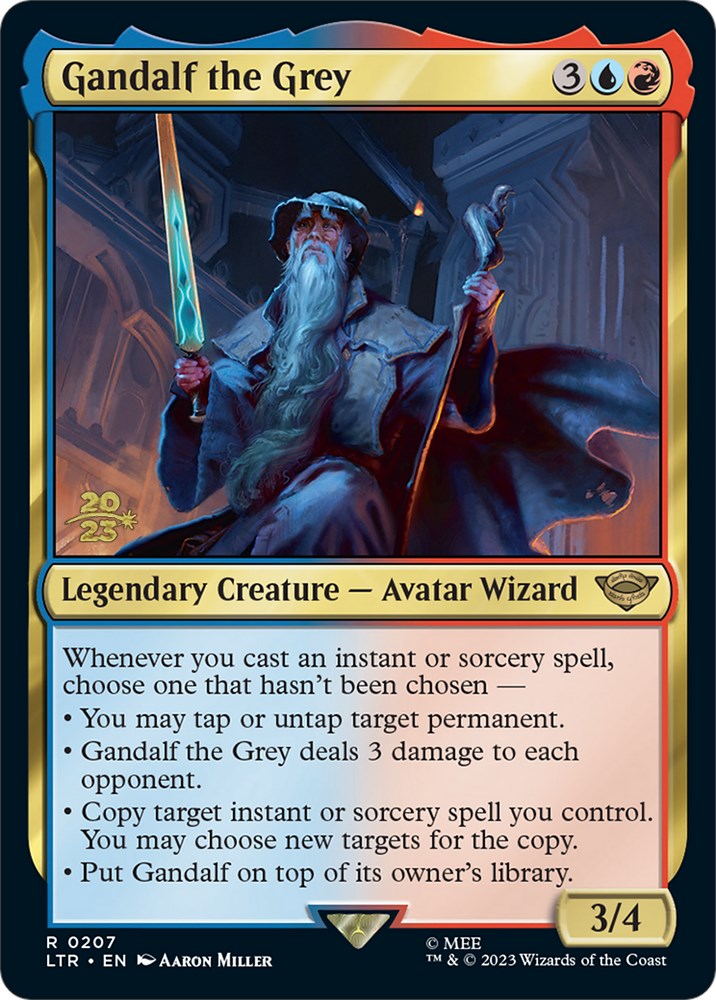 Gandalf the Grey [The Lord of the Rings: Tales of Middle-Earth Prerelease Promos] | Arkham Games and Comics