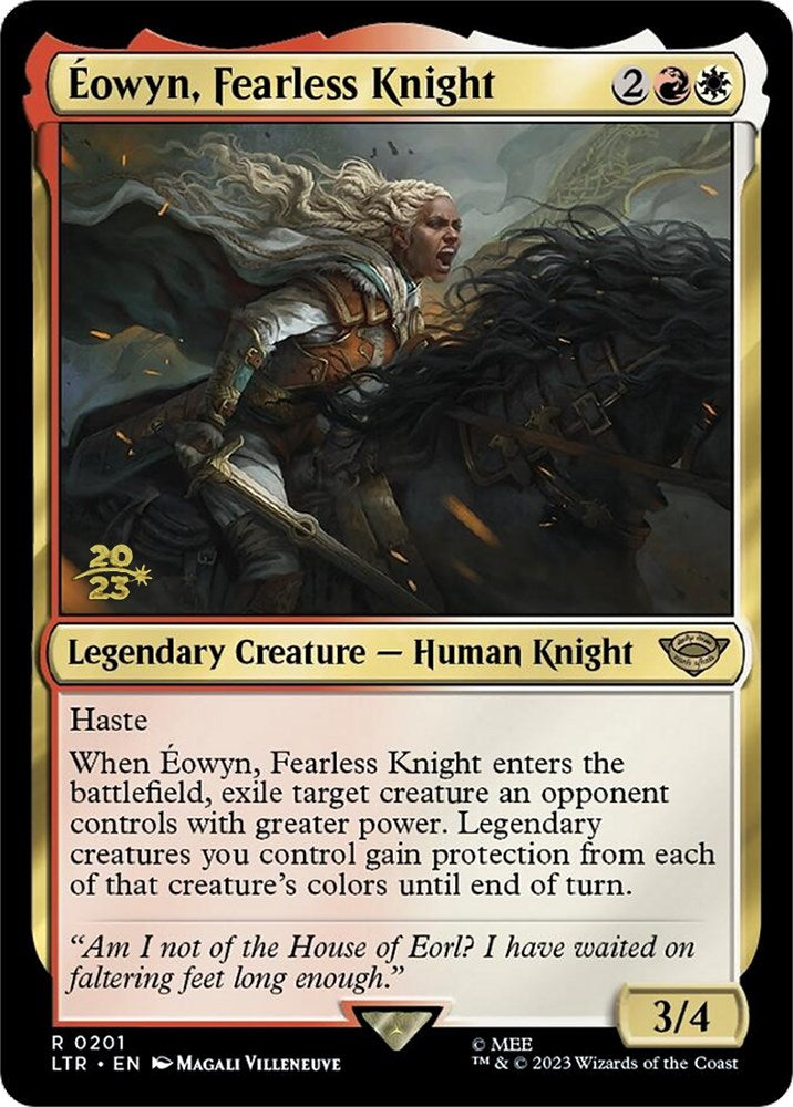 Eowyn, Fearless Knight [The Lord of the Rings: Tales of Middle-Earth Prerelease Promos] | Arkham Games and Comics