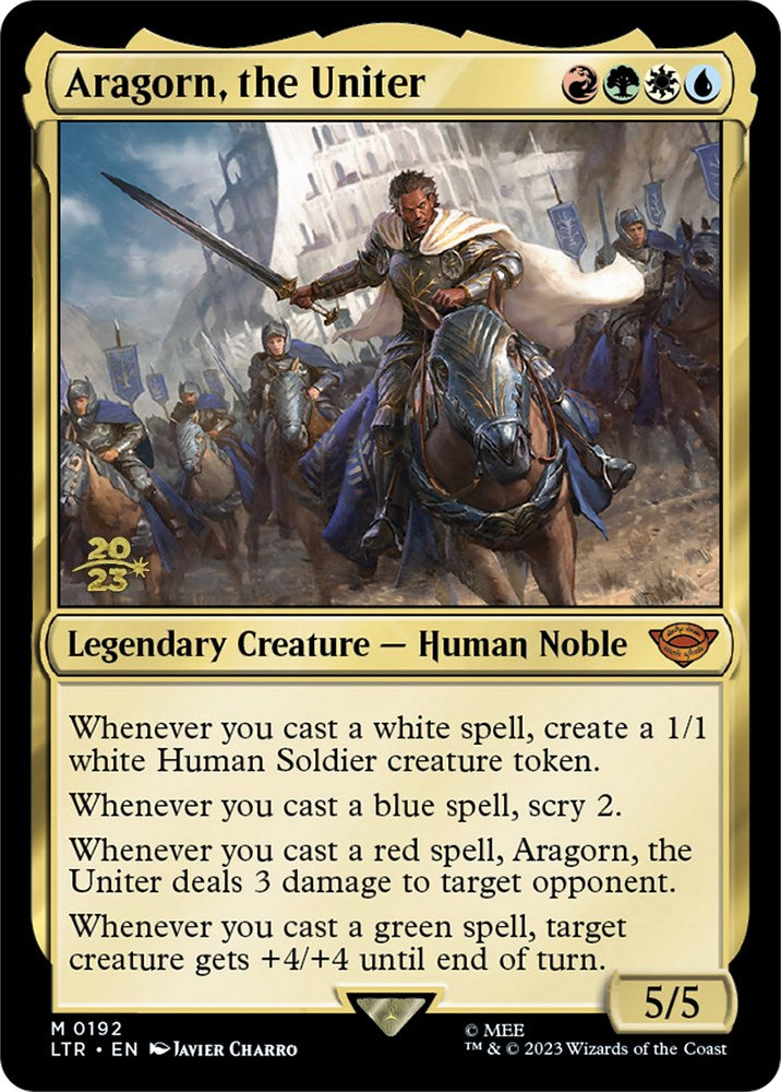 Aragorn, the Uniter [The Lord of the Rings: Tales of Middle-Earth Prerelease Promos] | Arkham Games and Comics