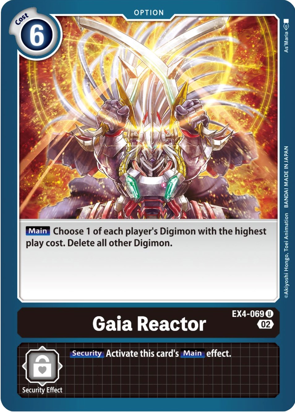 Gaia Reactor [EX4-069] [Alternative Being Booster] | Arkham Games and Comics