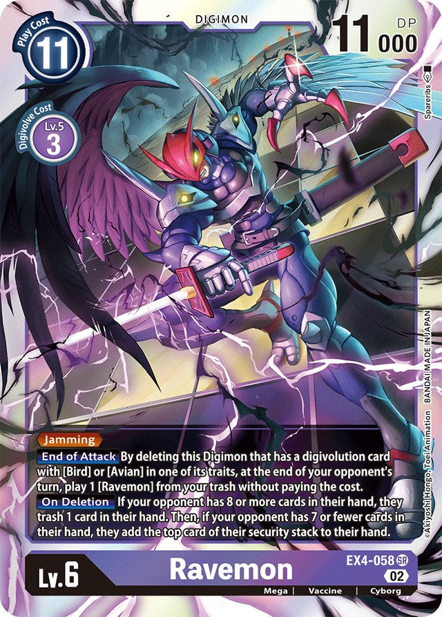 Ravemon [EX4-058] [Alternative Being Booster] | Arkham Games and Comics