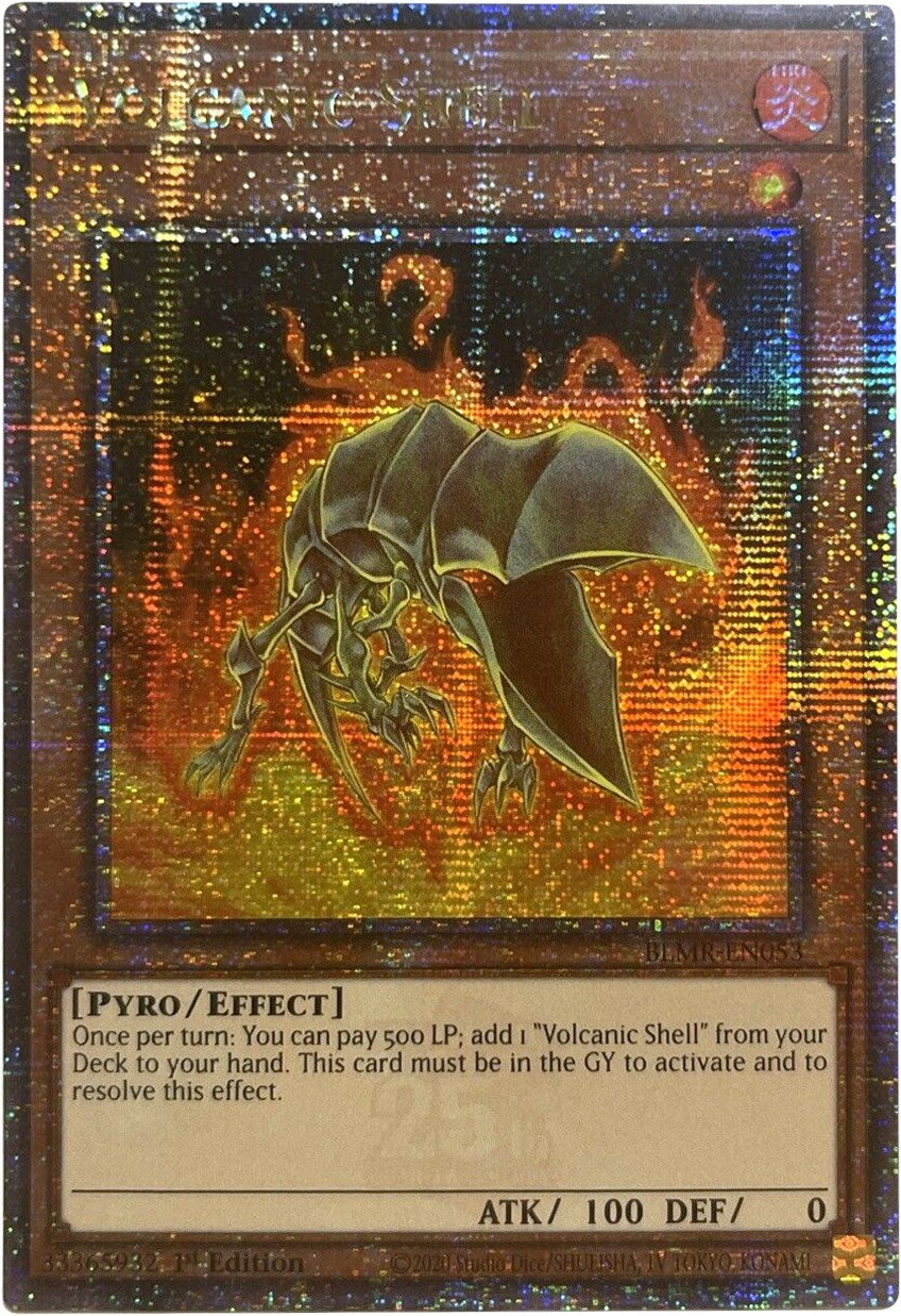 Volcanic Shell [BLMR-EN053] Quarter Century Secret Rare | Arkham Games and Comics