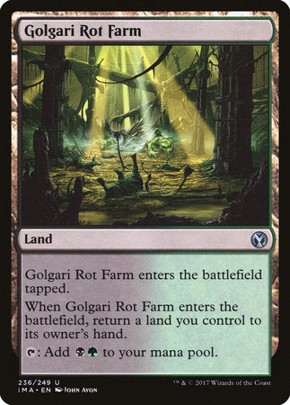 Golgari Rot Farm [Iconic Masters] | Arkham Games and Comics