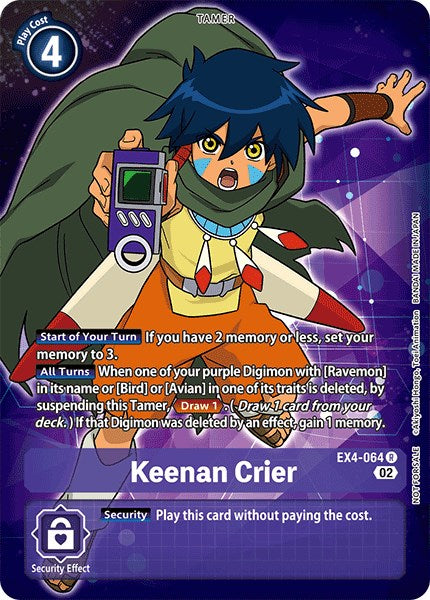 Keenan Crier [EX4-064] (Alternate Art) [Alternative Being Booster] | Arkham Games and Comics