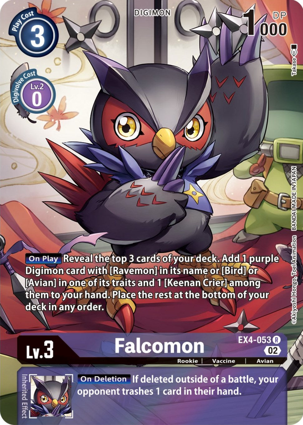 Falcomon [EX4-053] (Alternate Art) [Alternative Being Booster] | Arkham Games and Comics