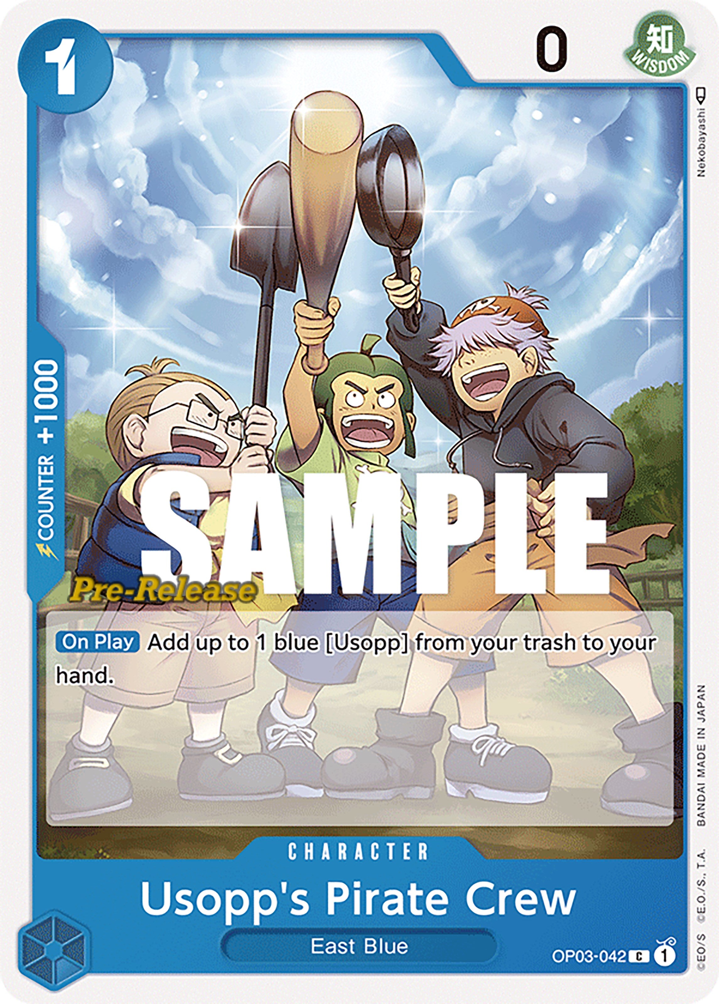 Usopp's Pirate Crew [Pillars of Strength Pre-Release Cards] | Arkham Games and Comics