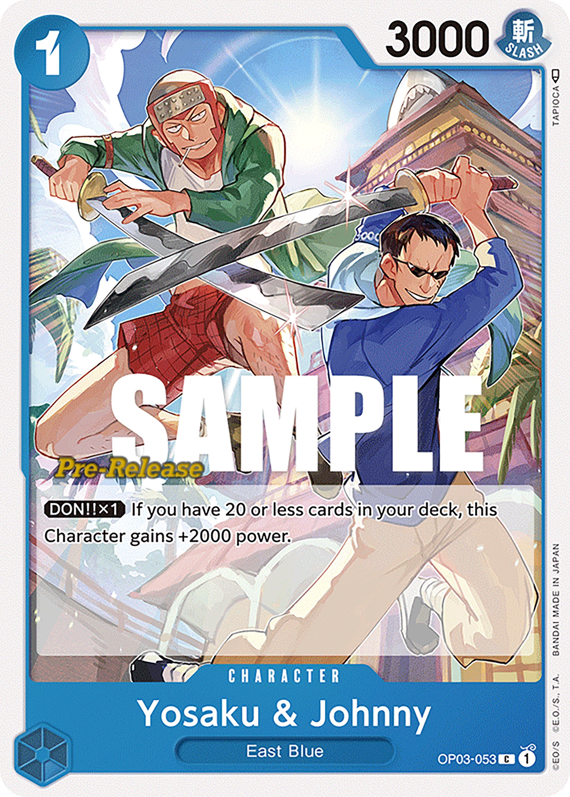 Yosaku & Johnny [Pillars of Strength Pre-Release Cards] | Arkham Games and Comics