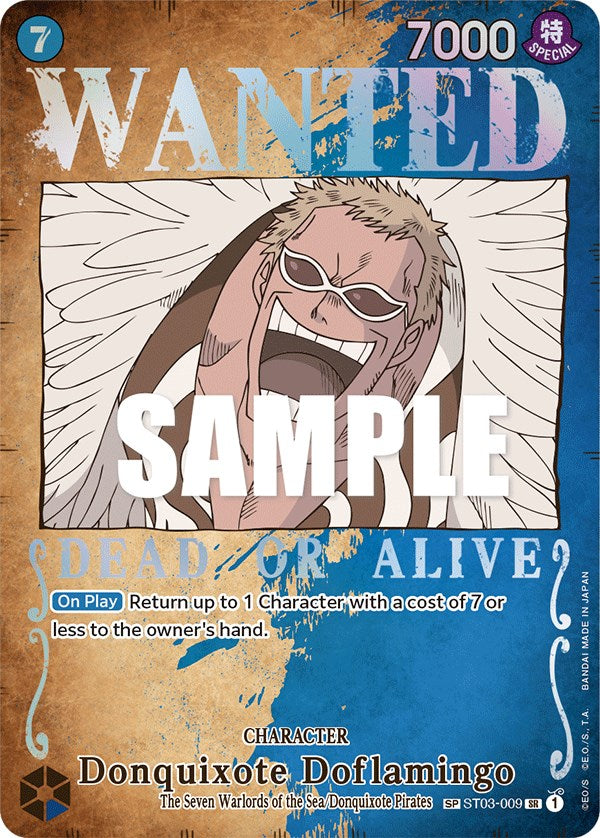 Donquixote Doflamingo (Wanted Poster) [Pillars of Strength] | Arkham Games and Comics