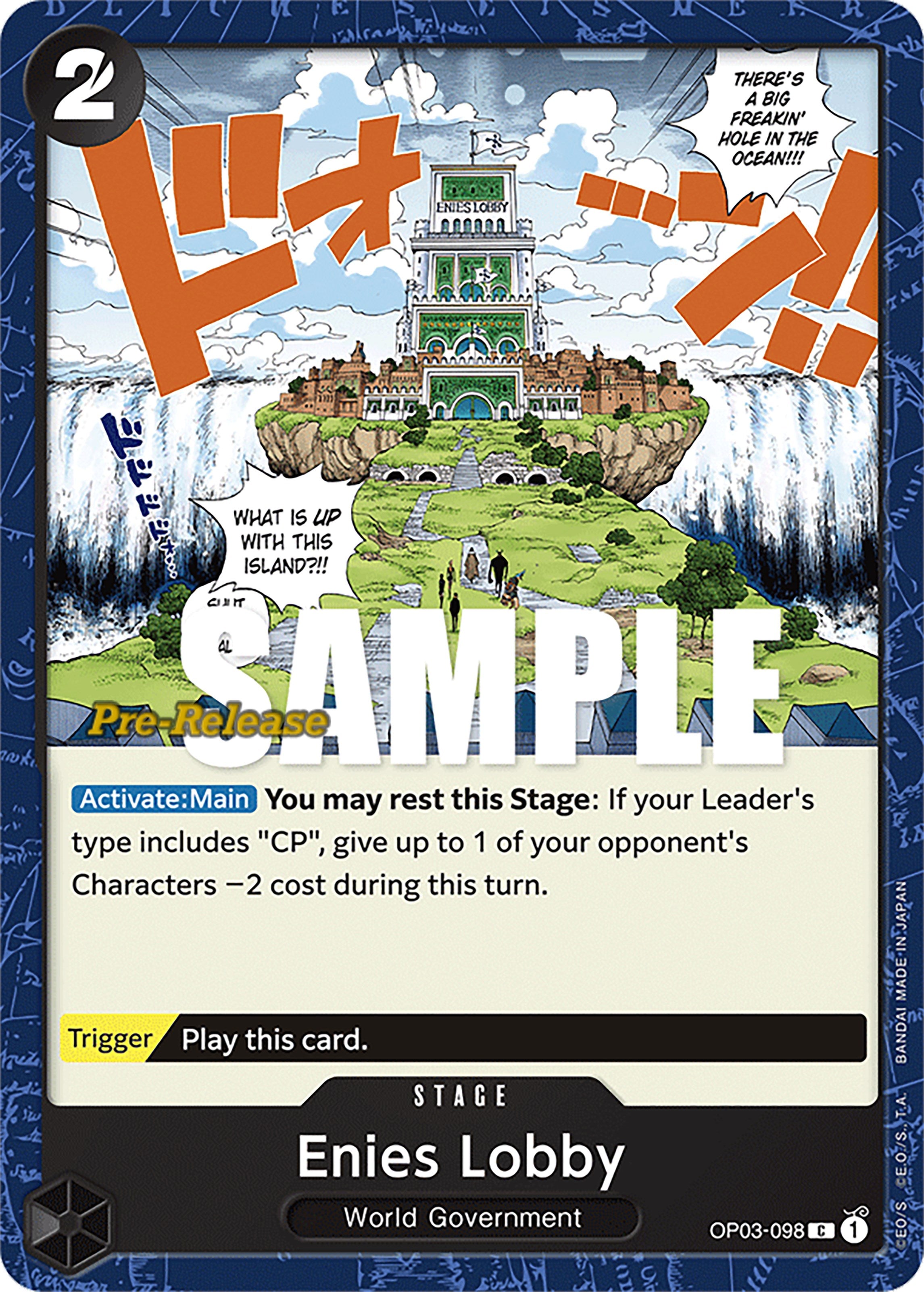 Enies Lobby [Pillars of Strength Pre-Release Cards] | Arkham Games and Comics