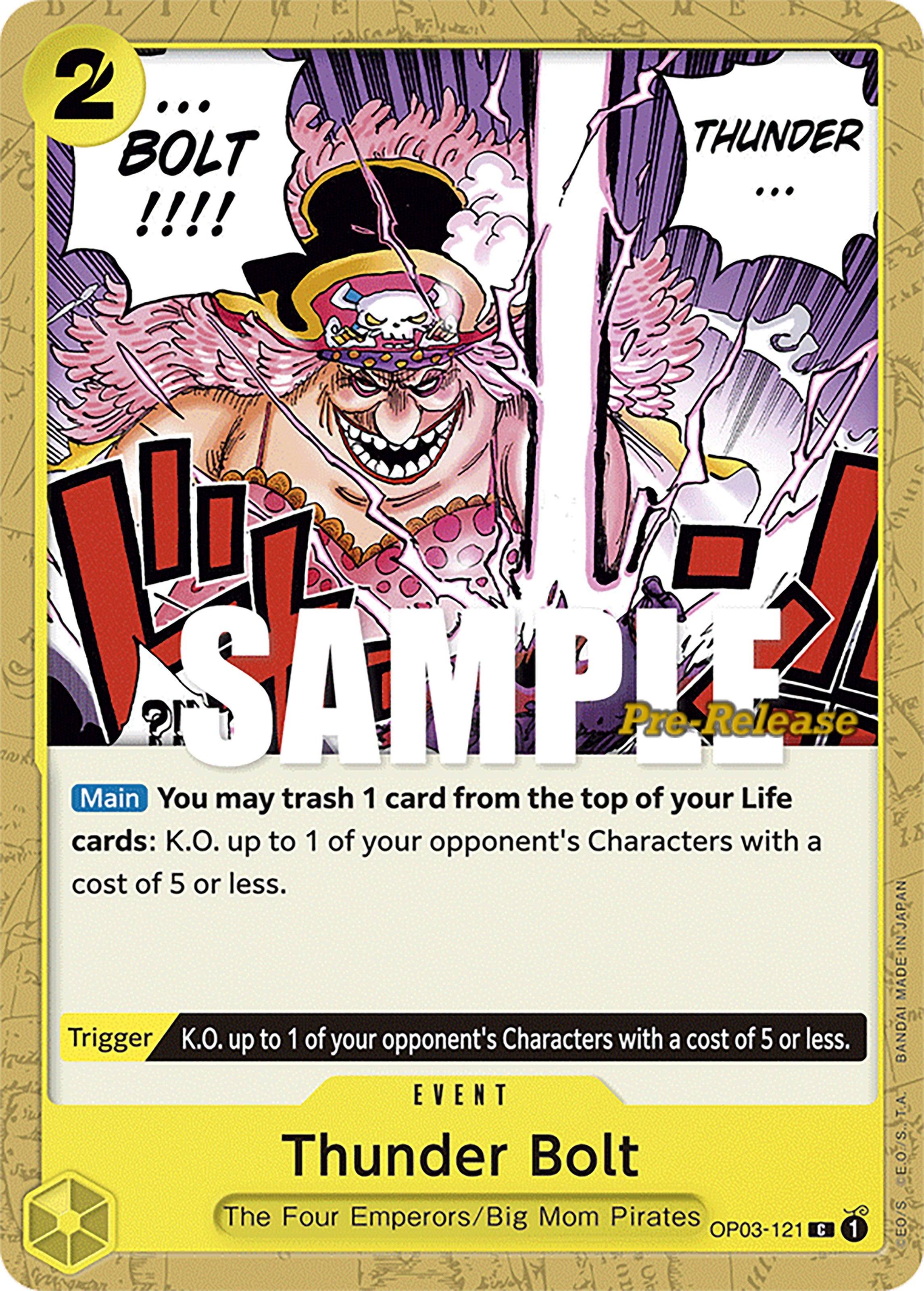 Thunder Bolt [Pillars of Strength Pre-Release Cards] | Arkham Games and Comics