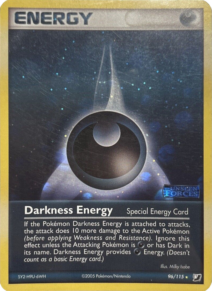 Darkness Energy (96/115) (Stamped) [EX: Unseen Forces] | Arkham Games and Comics