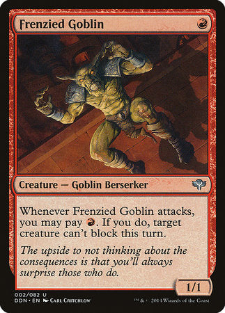 Frenzied Goblin [Duel Decks: Speed vs. Cunning] | Arkham Games and Comics