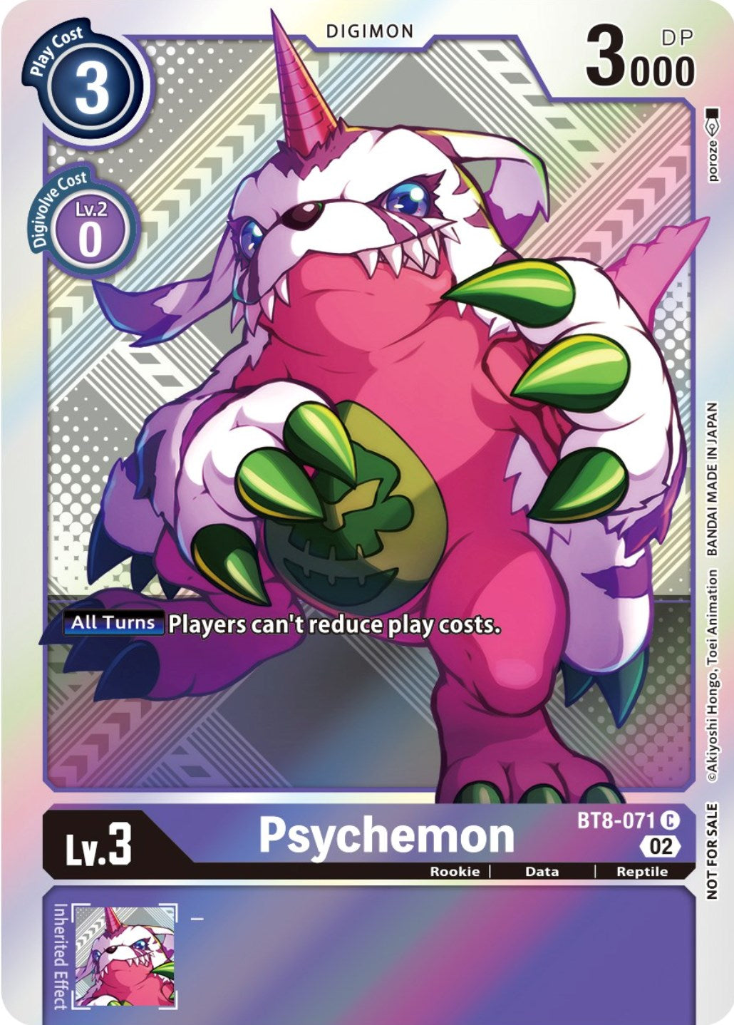 Psychemon [BT8-071] (Versus Royal Knight Booster Pre-Release Pack) [New Awakening Promos] | Arkham Games and Comics