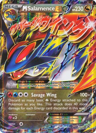 M Salamence EX (XY171) (Jumbo Card) [XY: Black Star Promos] | Arkham Games and Comics