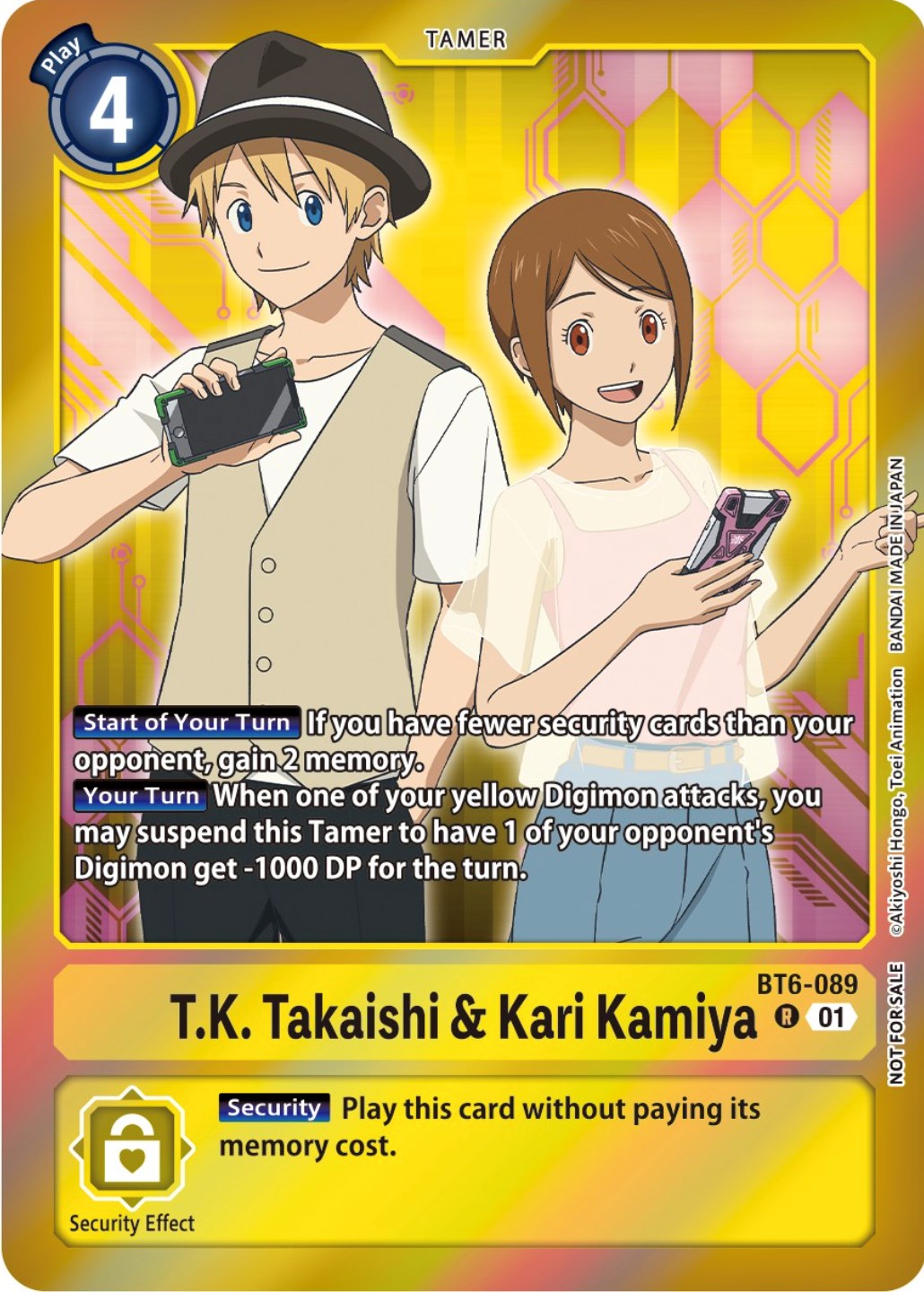 T.K. Takaishi & Kari Kamiya [BT6-089] (Event Pack 5) [Double Diamond Promos] | Arkham Games and Comics