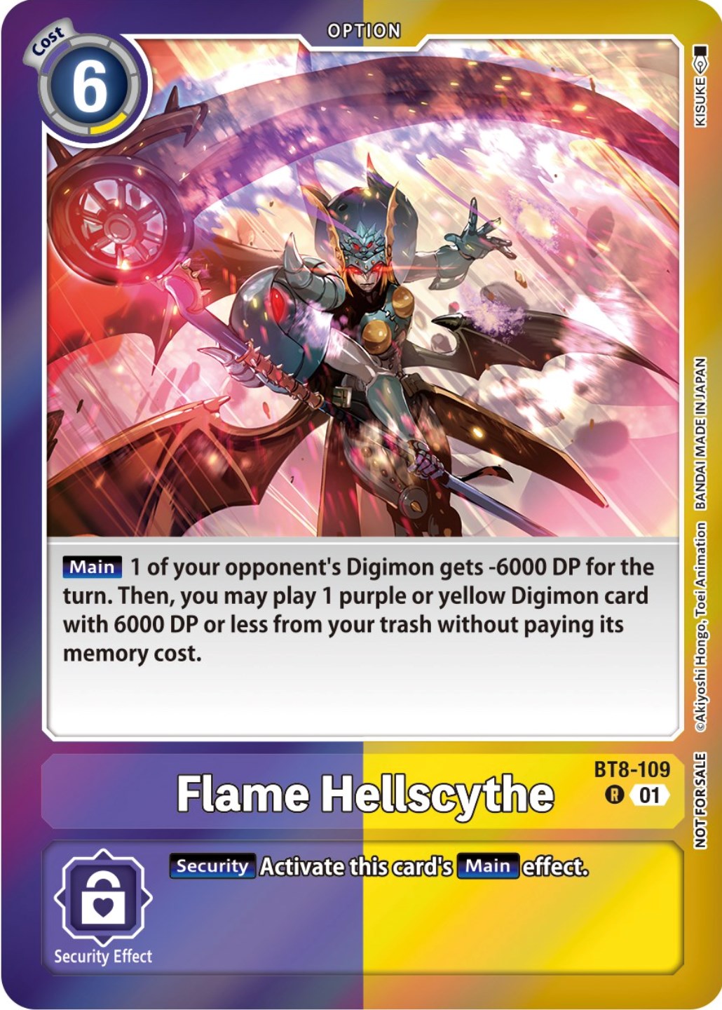Flame Hellscythe [BT8-109] (Event Pack 5) [New Awakening Promos] | Arkham Games and Comics
