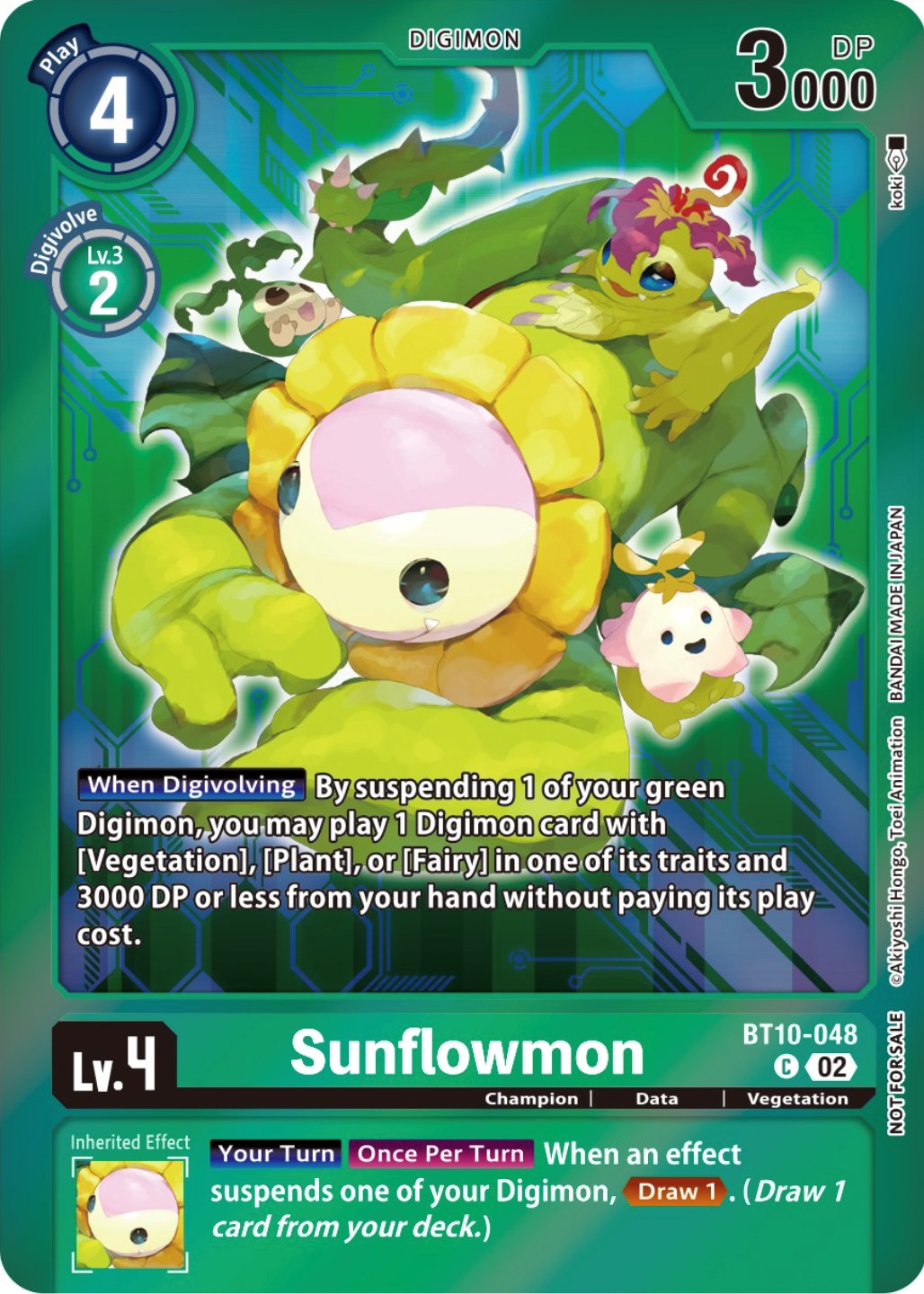 Sunflowmon [BT10-048] (Event Pack 5) [Xros Encounter Promos] | Arkham Games and Comics