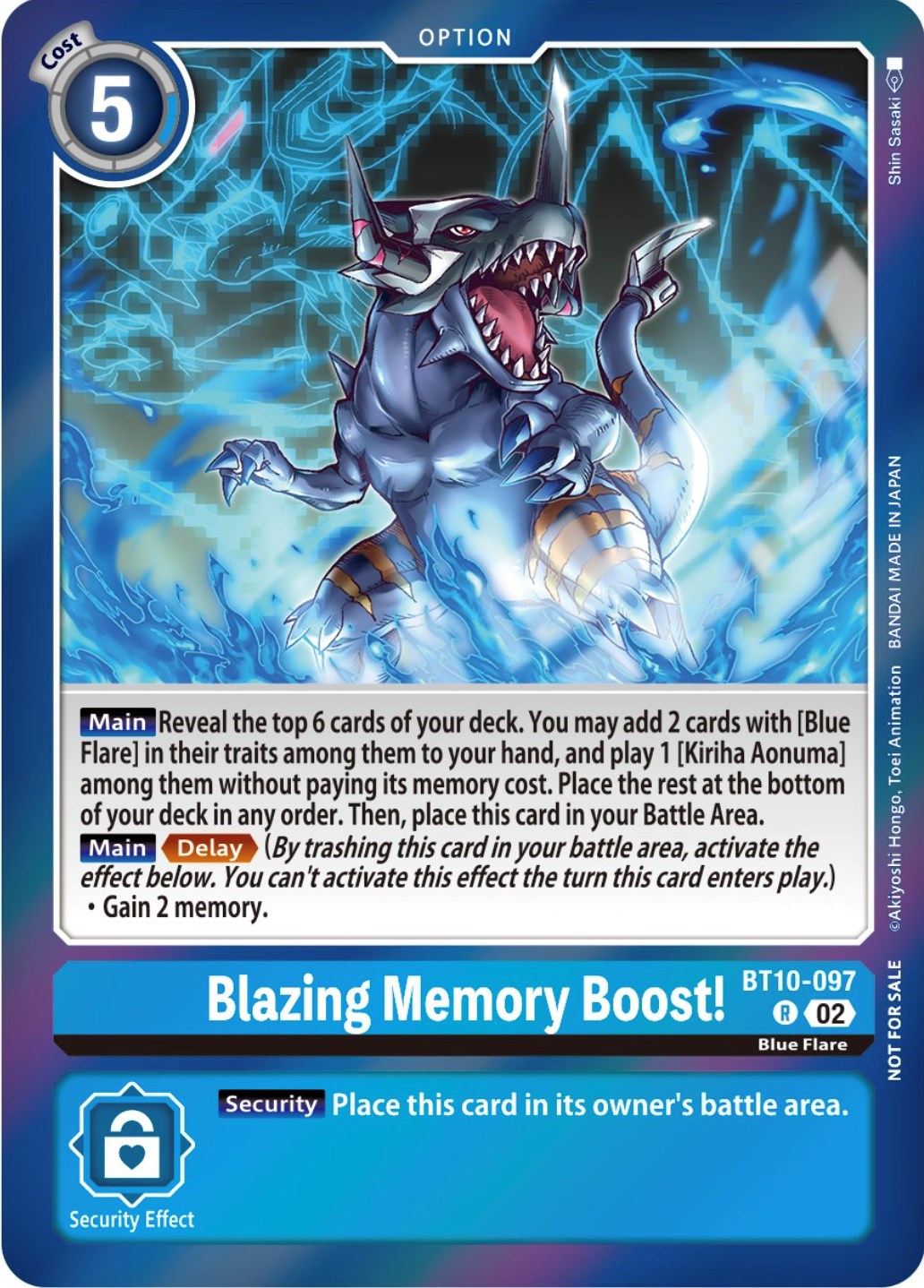 Blazing Memory Boost! [BT10-097] (Event Pack 5) [Xros Encounter Promos] | Arkham Games and Comics