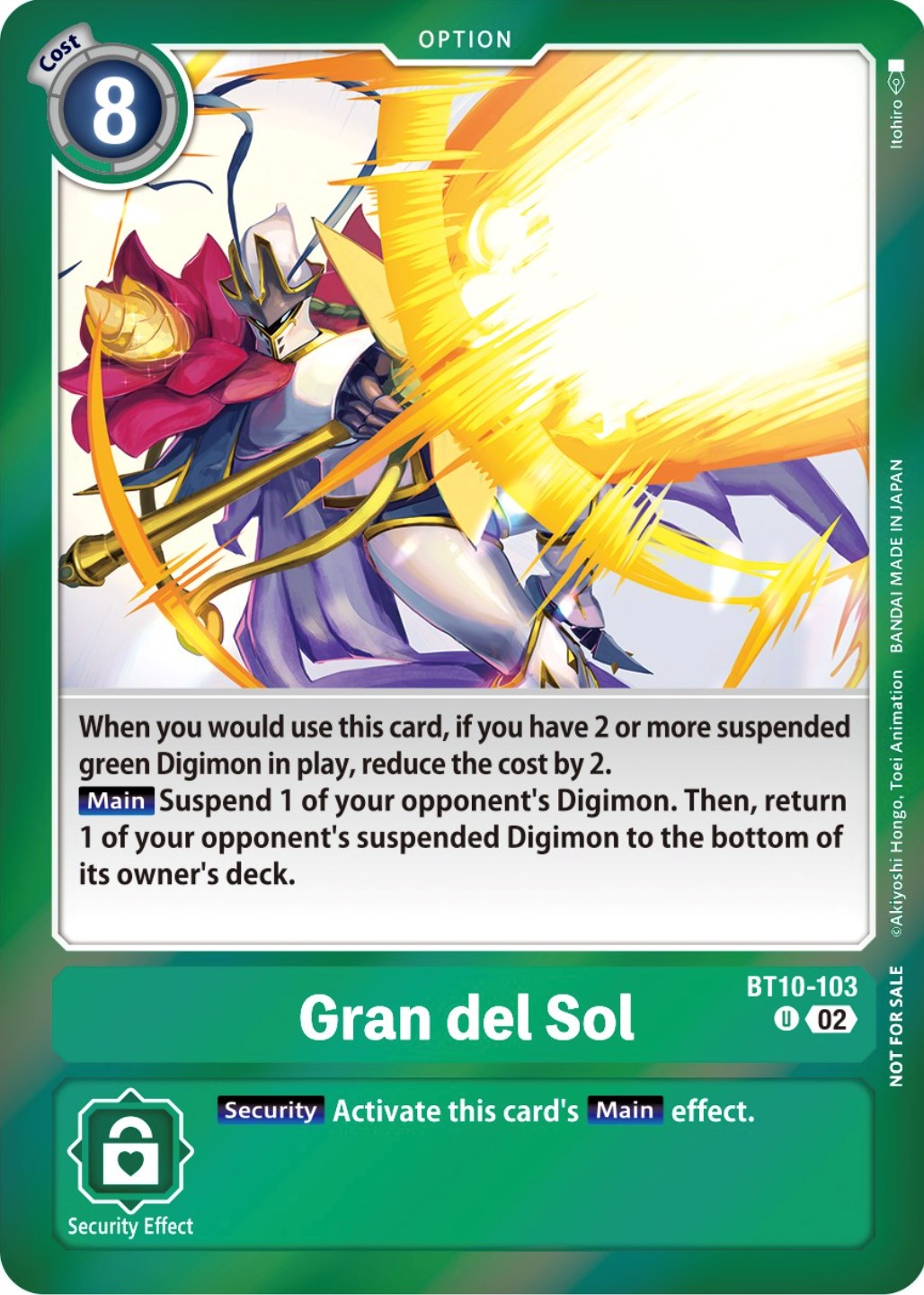 Gran del Sol [BT10-103] (Event Pack 5) [Xros Encounter Promos] | Arkham Games and Comics