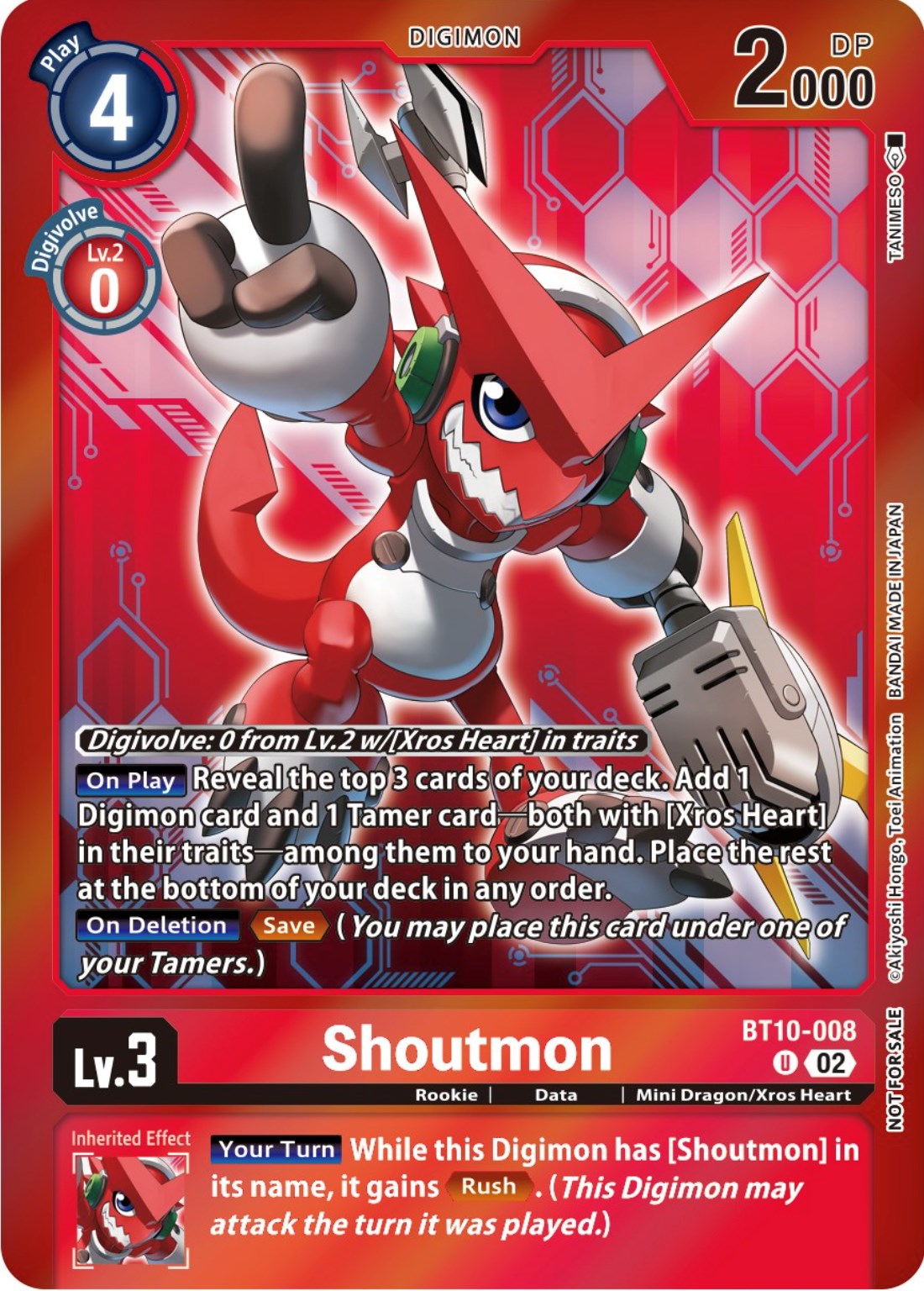 Shoutmon [BT10-008] (Event Pack 5) [Xros Encounter Promos] | Arkham Games and Comics