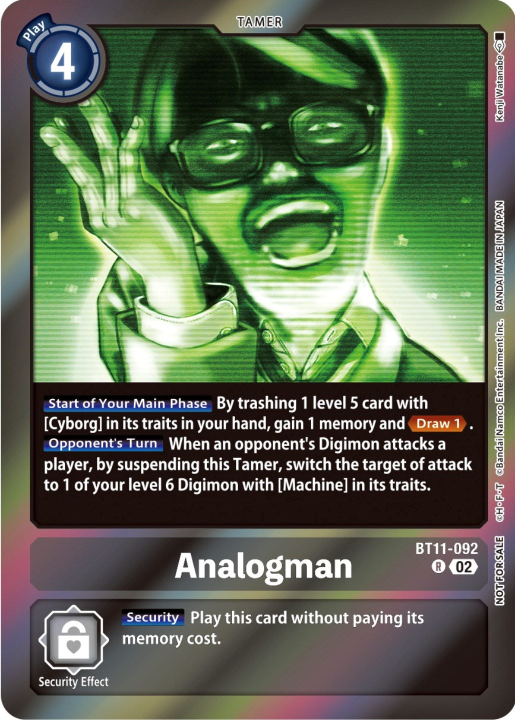 Analogman [BT11-092] (Event Pack 5) [Dimensional Phase Promos] | Arkham Games and Comics