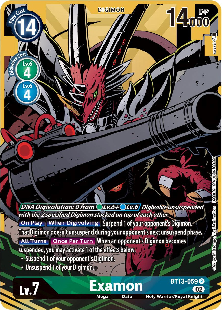 Examon [BT13-059] (Alternate Art) [Versus Royal Knights Booster] | Arkham Games and Comics